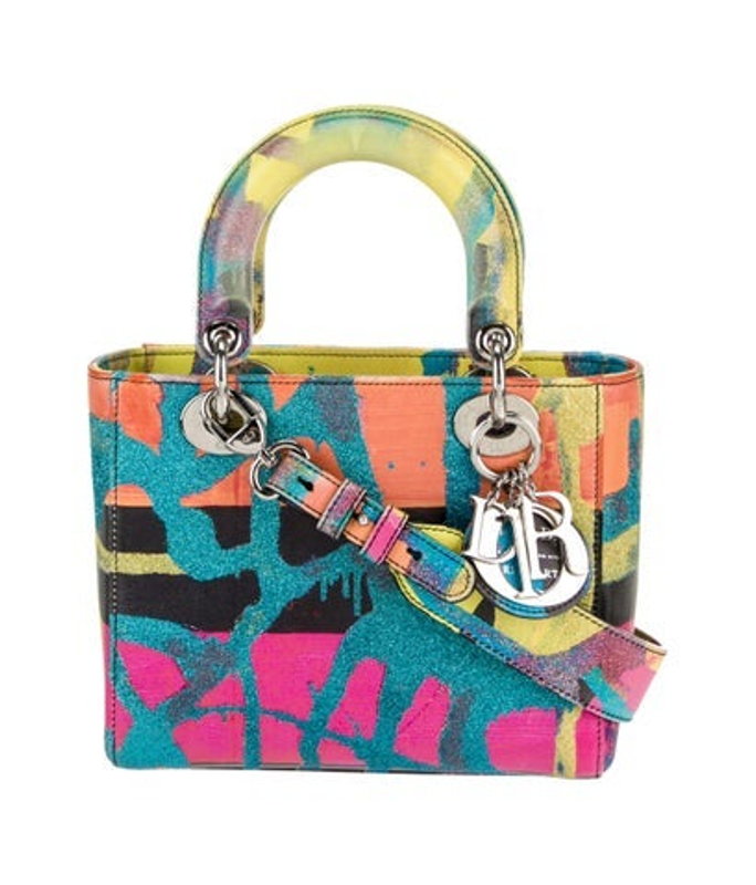 Dior Dior Leather Top Handle Bag