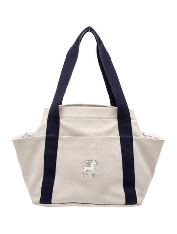 Hermes Toile Cabriole Nappy Bag w/ Blanket