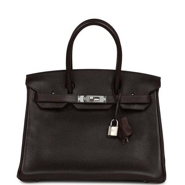 Hermes Hermes Birkin 30 Ebene Barenia Faubourg Palladium Hardware