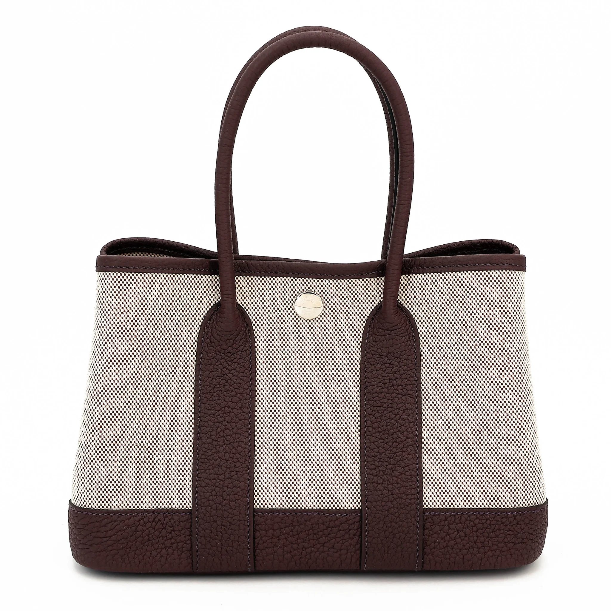 Brand New ( Rank N ) HERMÈS Neo Garden Party 23 Rouge Sellier (0G) Toile H Viking canvas Negonda Palladium hardware G (2026)