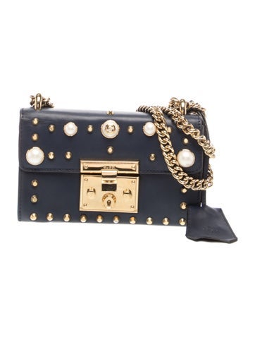 Faux Pearl Padlock Small