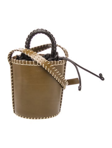 Leather Bucket Bag w/ Tags