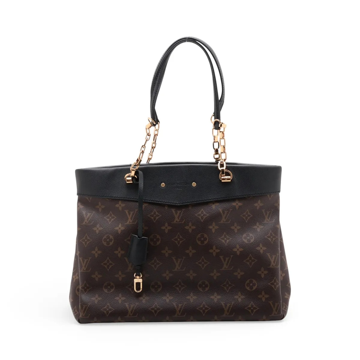 Louis Vuitton Monogram Pallas Shopper M51198 Brown x black