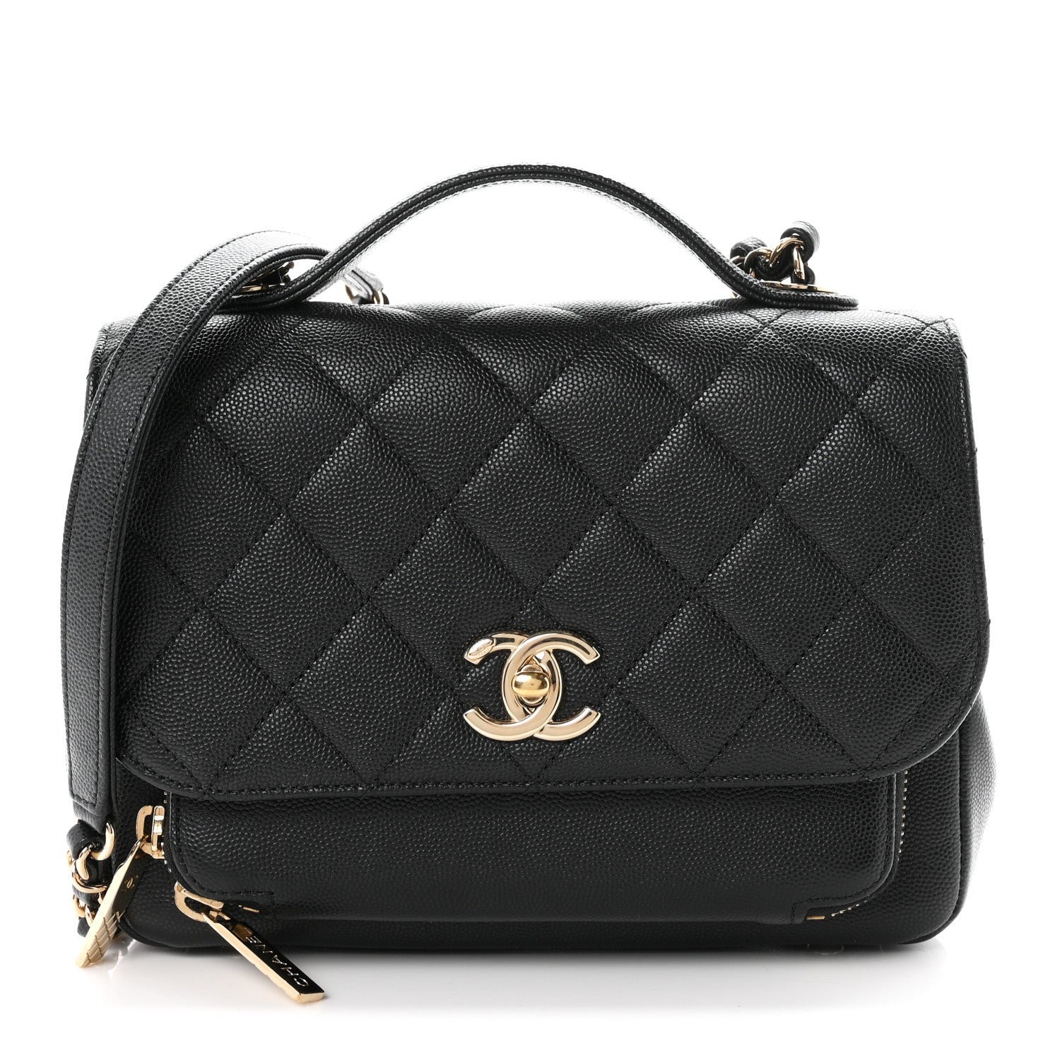 Chanel Caviar Quilted Medium Business Affinity Flap Black