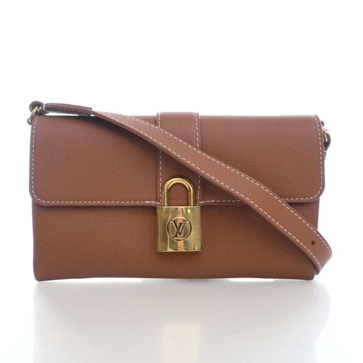 Louis Vuitton Calfskin Low Key Wallet On Chain (WOC)