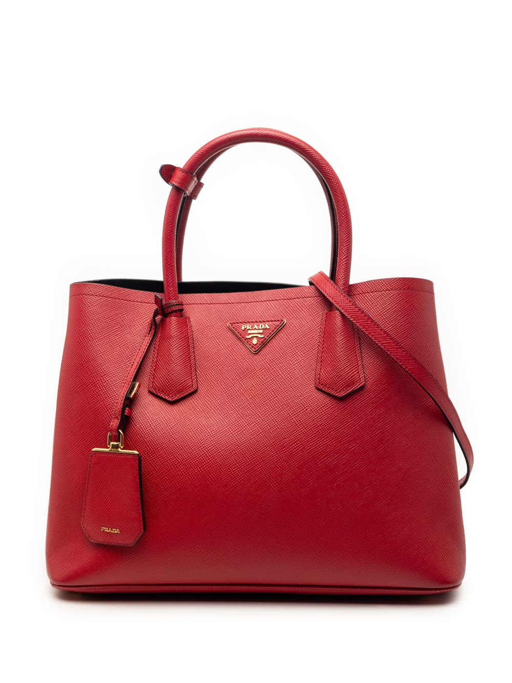 2013-2026 Medium Saffiano Cuir Double satchel