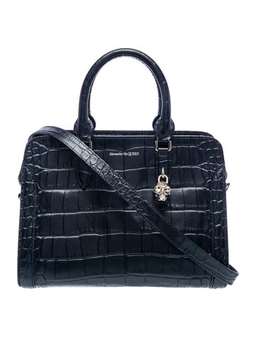Skull Top Handle Bag