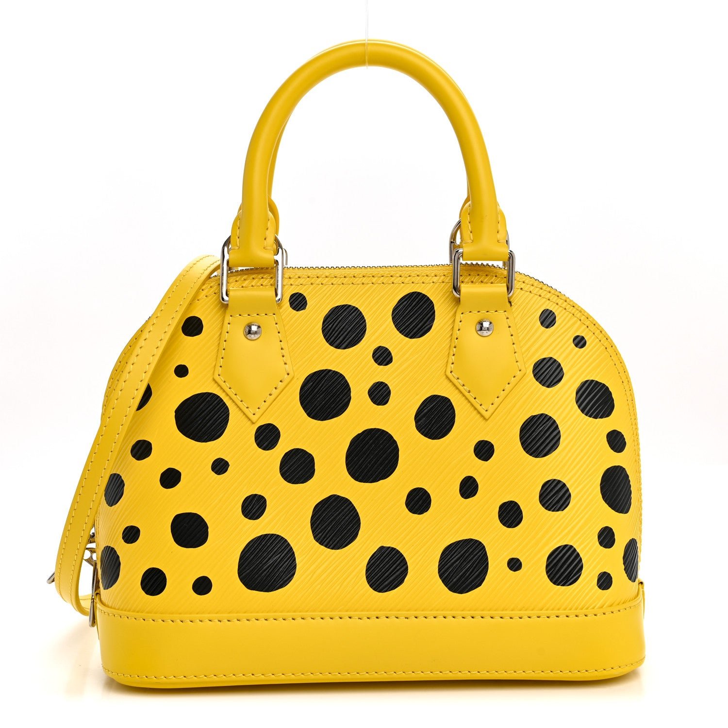 Louis Vuitton LV X YK Epi Alma BB Yellow Black