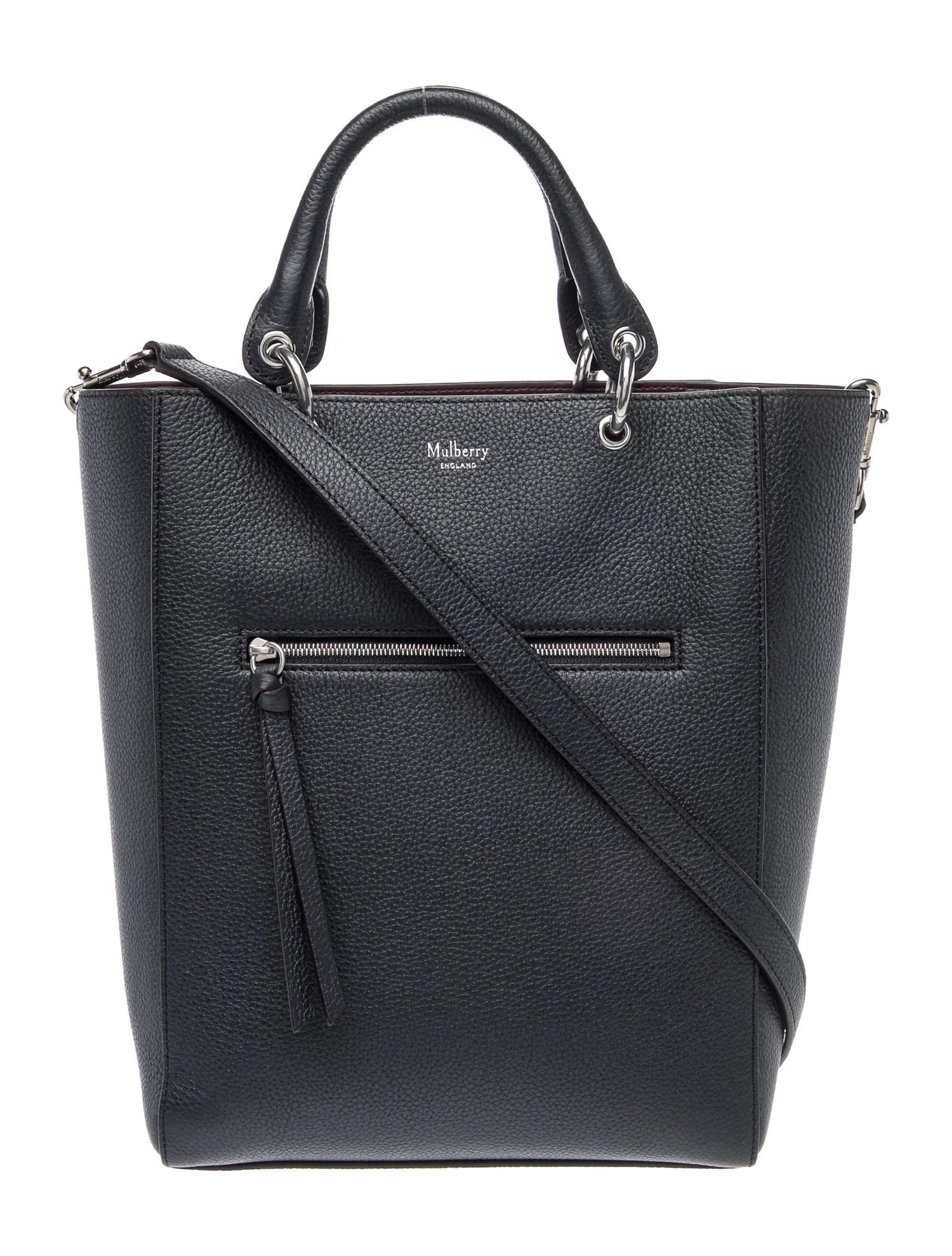 Leather Top Handle Bag