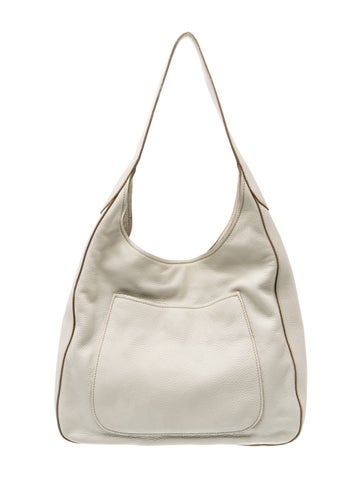 Vitello Daino Leather Vintage Hobo Bag Medium