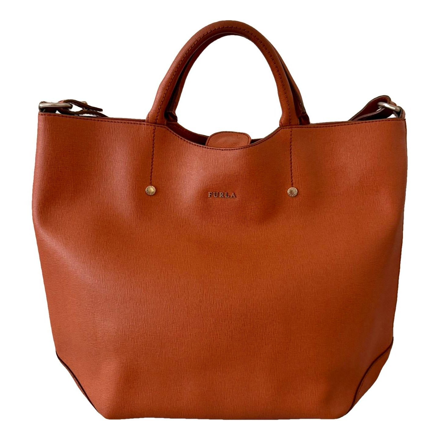 Leather tote