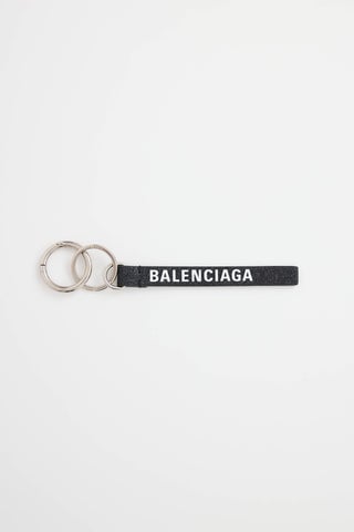 Glitter Logo Keychain