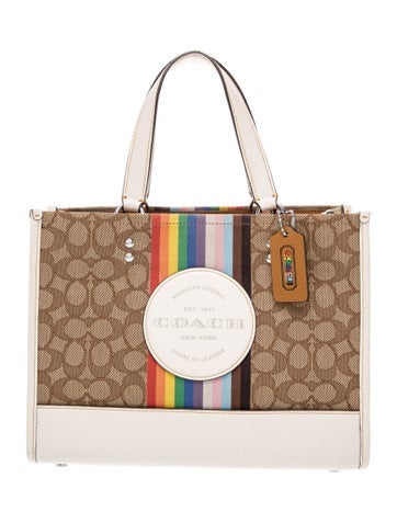 Coach Canvas Top Handle Bag