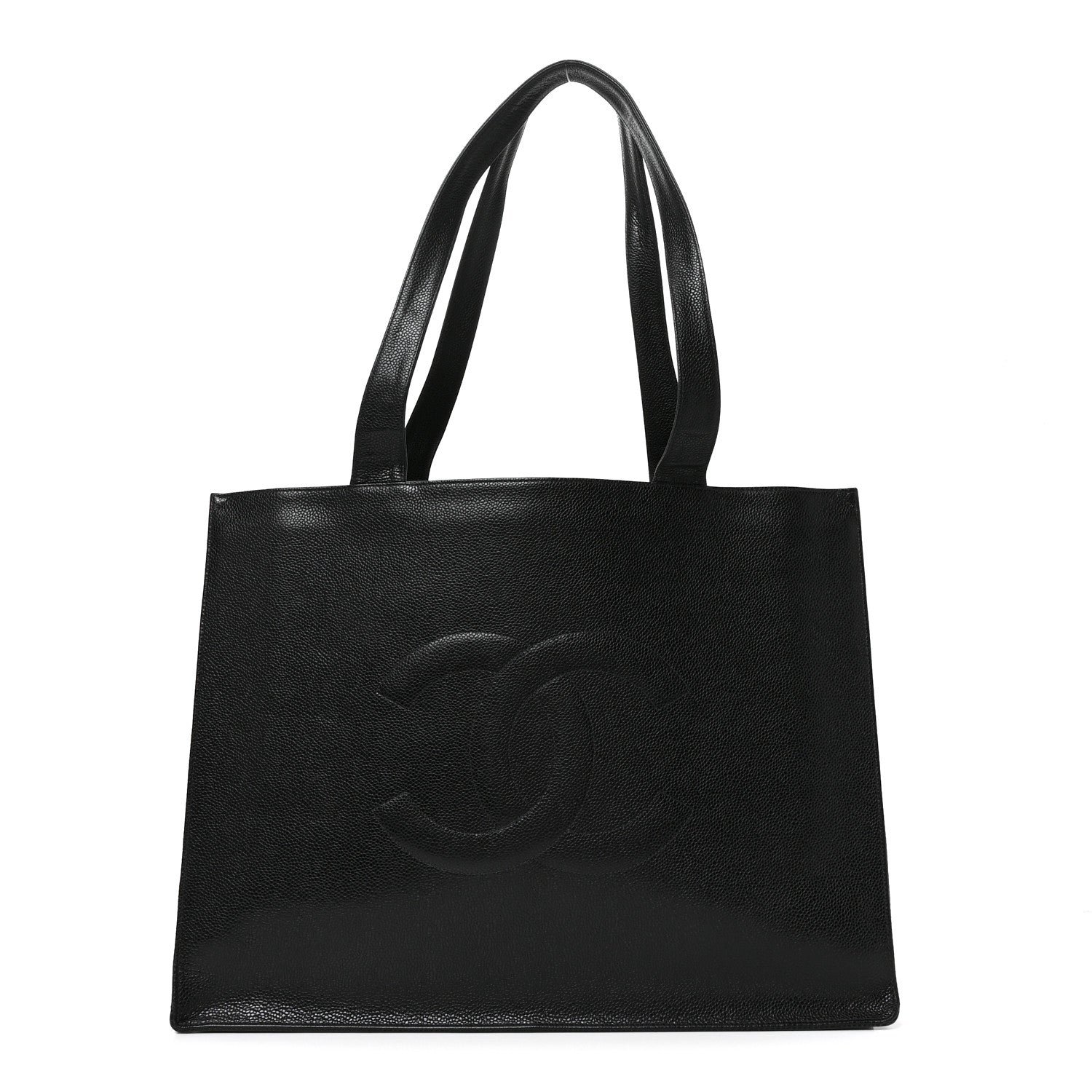 Chanel Caviar CC Tote Black