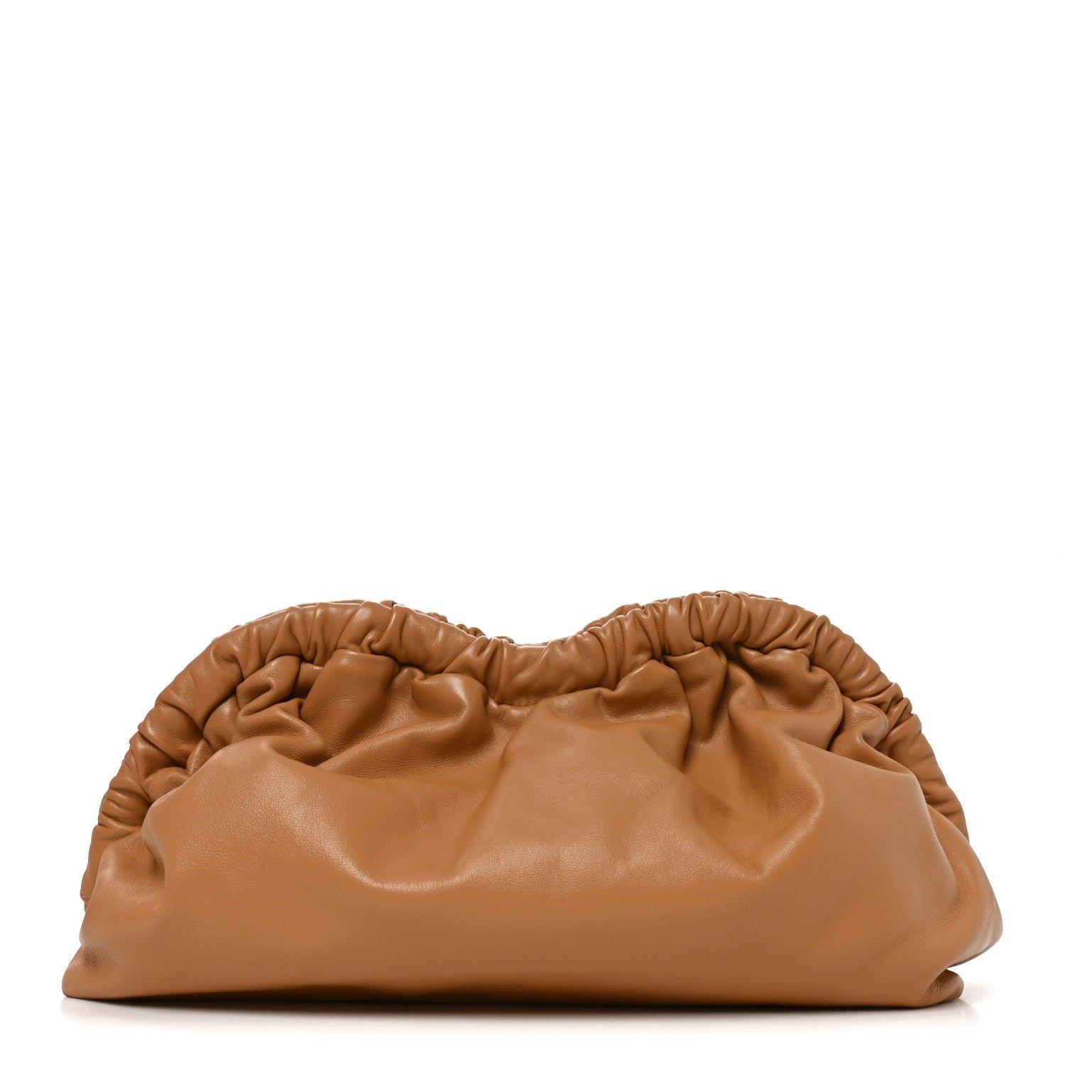 Mansur Gavriel Lambskin Cloud Clutch Caramel