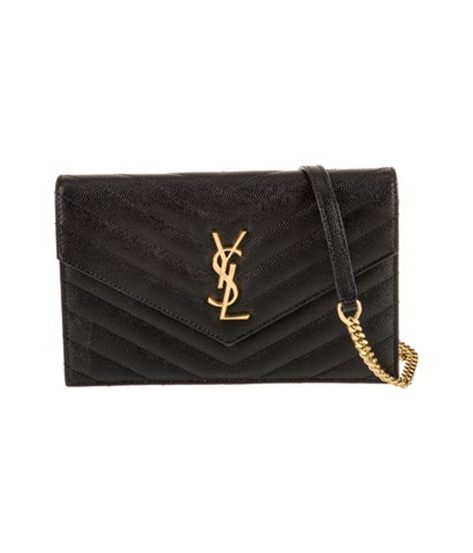 Saint Laurent Laurent Leather Clutch