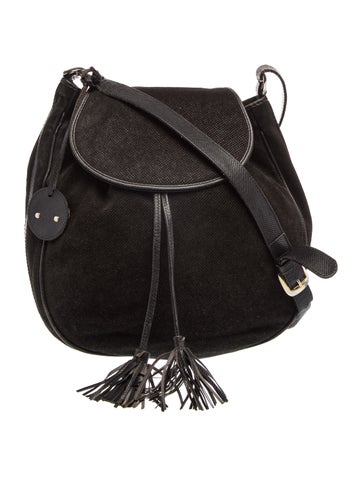 Suede Shoulder Bag Vintage