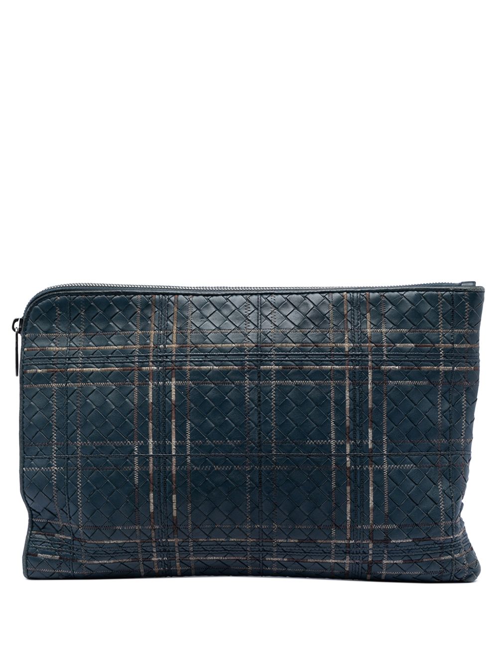 2012-2025 Nappa Intrecciato Metropolis Document Case clutch bag