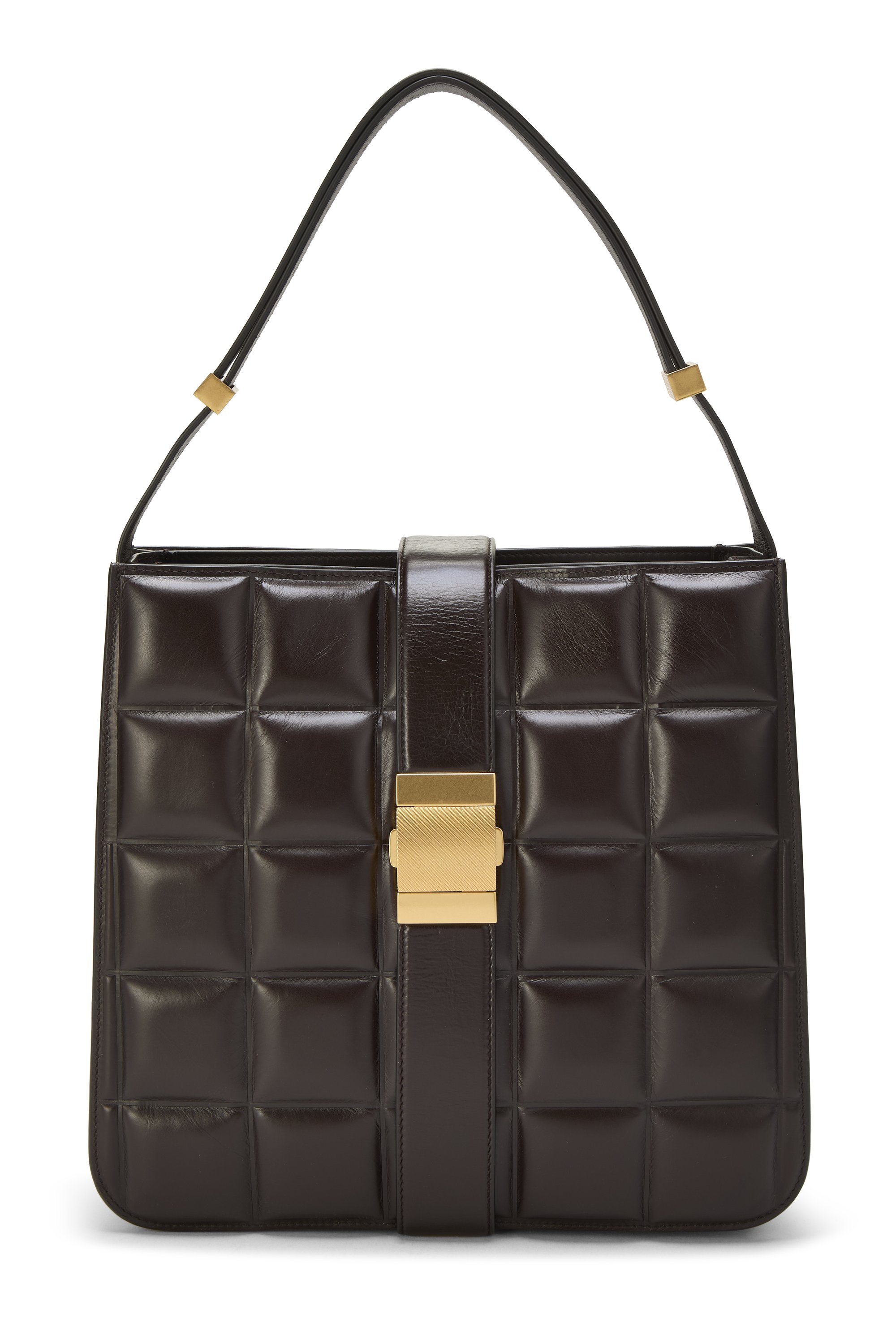 Brown Padded Maxi Marie Shoulder Bag