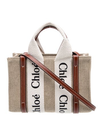 Chloe Canvas Top Handle Bag