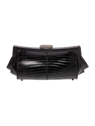 Tod's Embossed Leather Clutch