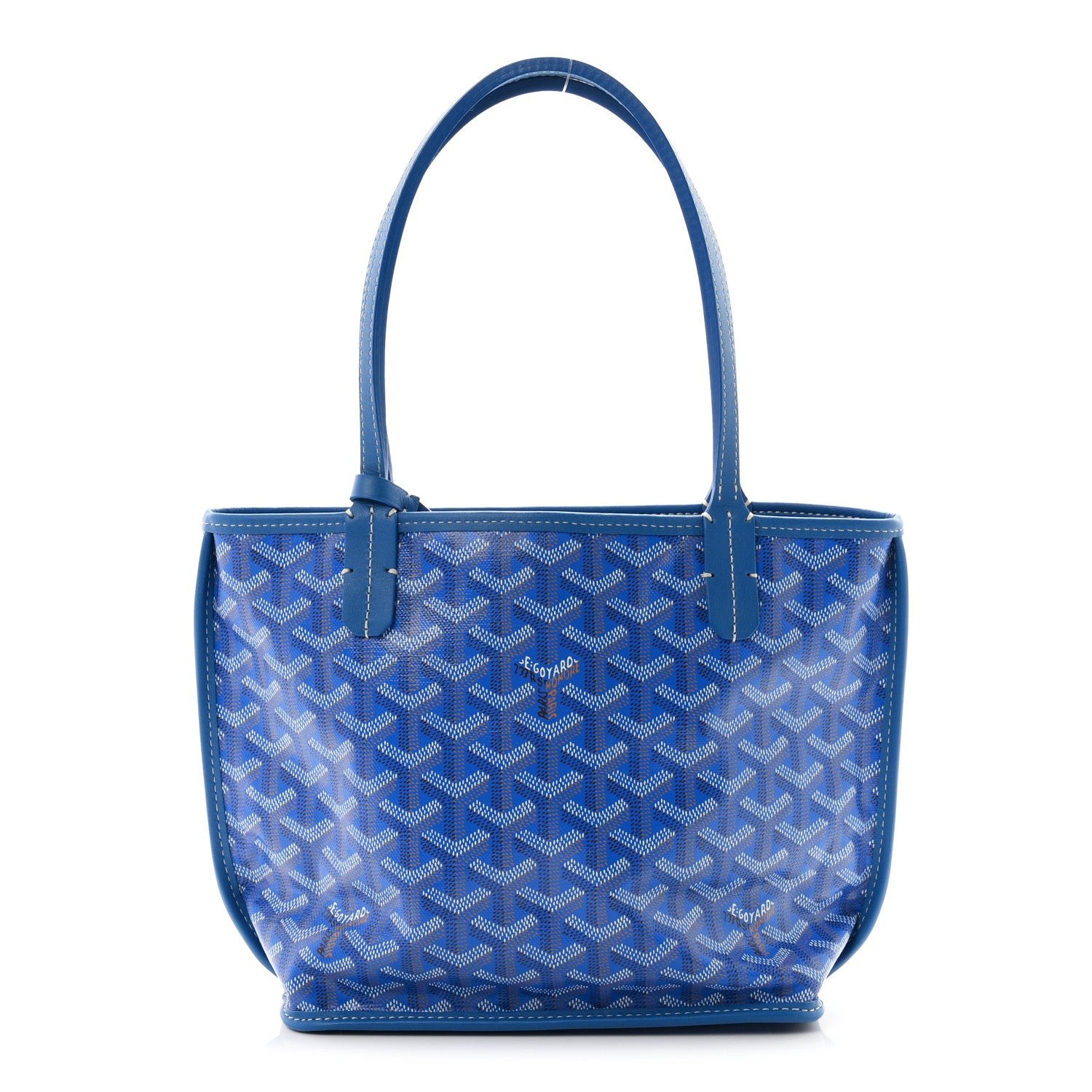 Goyard Goyard Goyardine Reversible Mini Anjou Sky Blue