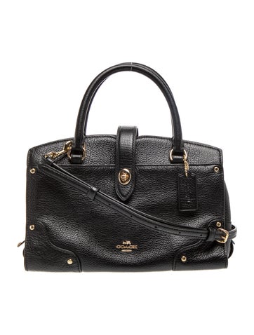 Leather Top Handle Bag