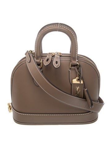 Leather Top Handle Bag
