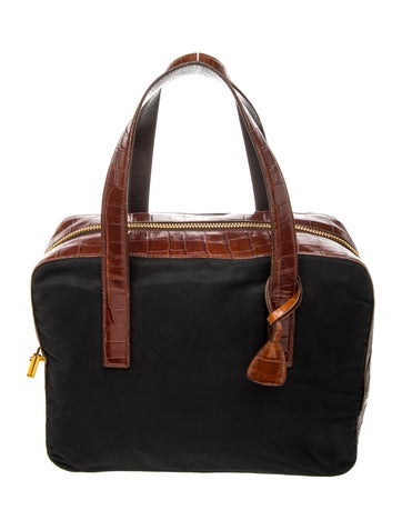 Nylon Top Handle Bag