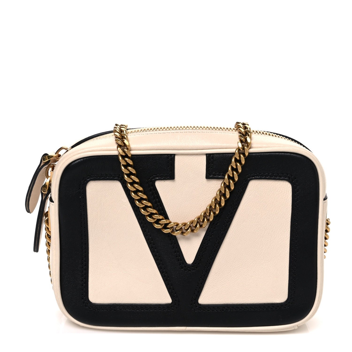 Valentino Garavani Nappa Mini Viva Superstar Bag Butter Black