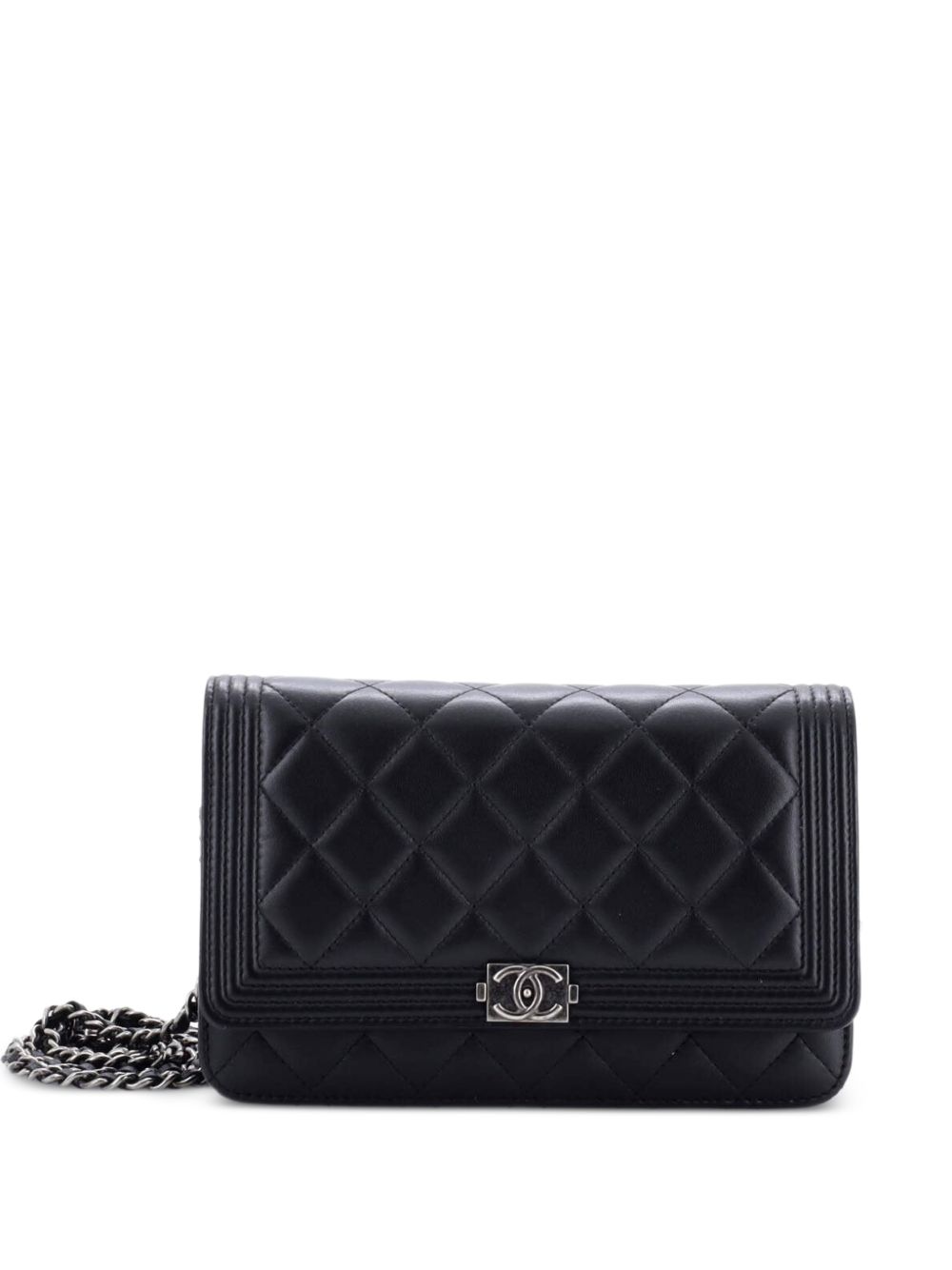 Boy Wallet on Chain Quilted Lambskin crossbody bag