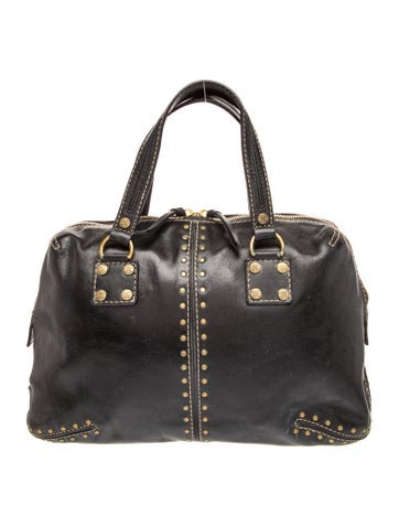 Leather Top Handle Bag