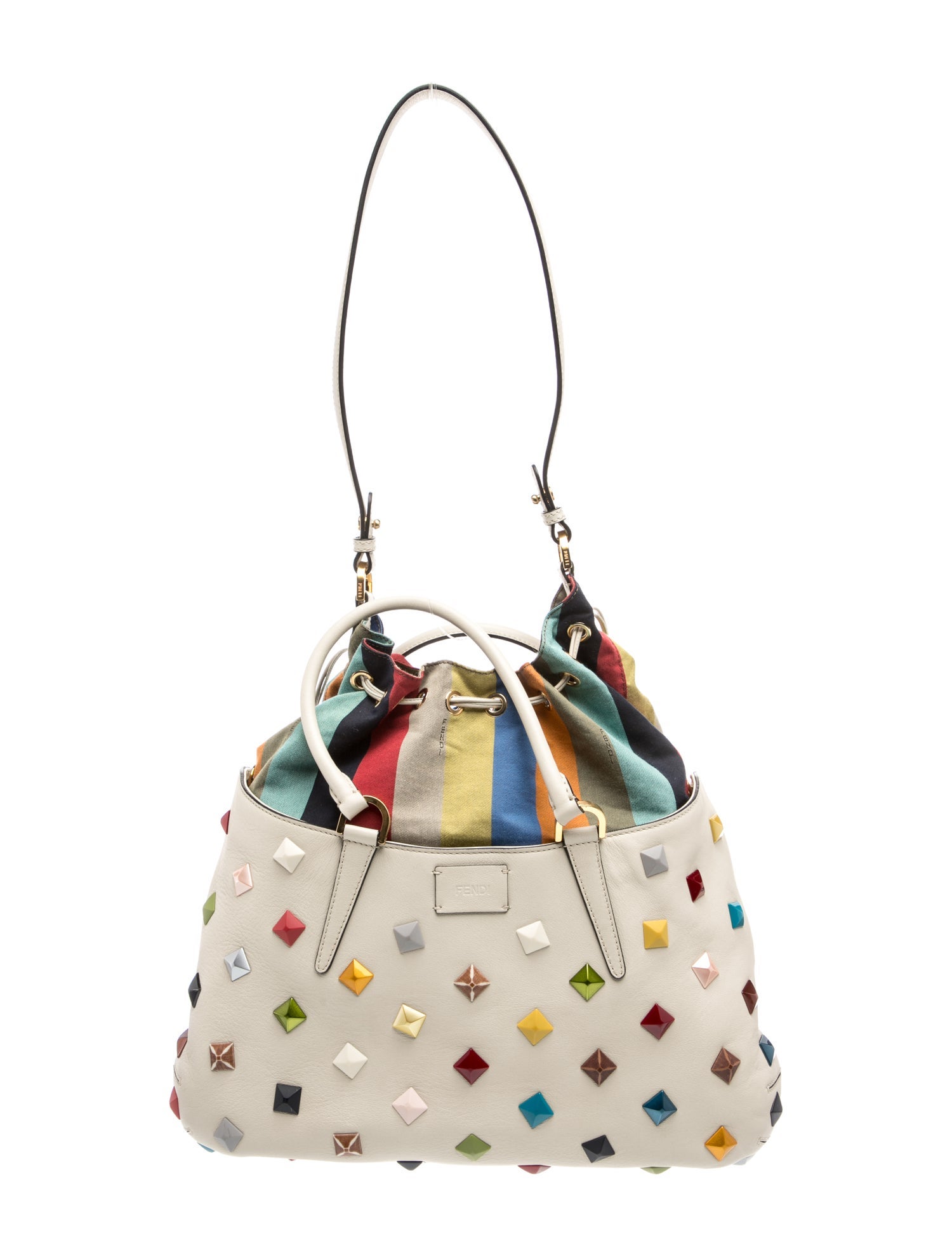 Fendi Rainbow Studs B. Fab Medium