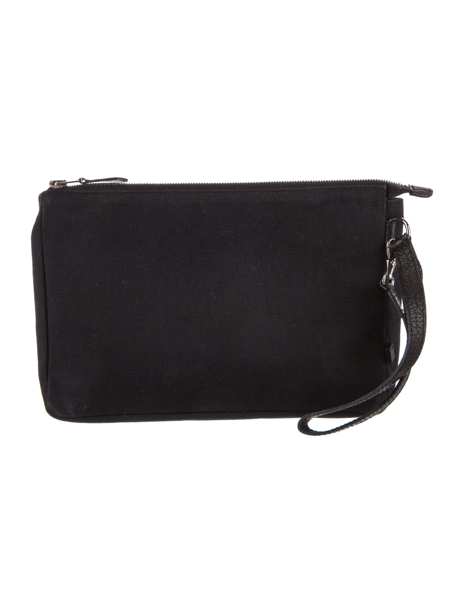 Toile Wristlet Pouch