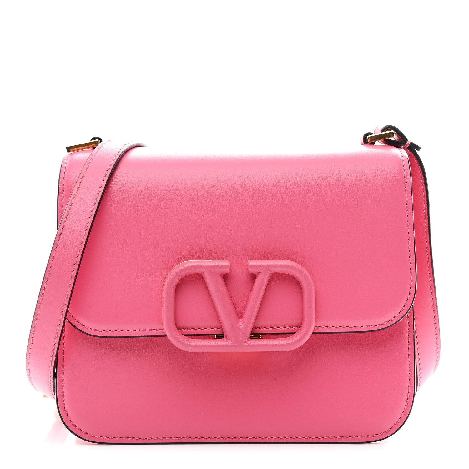 Valentino Garavani Valentino Garavani Smooth Calfskin Small VSling Shoulder Bag Pink