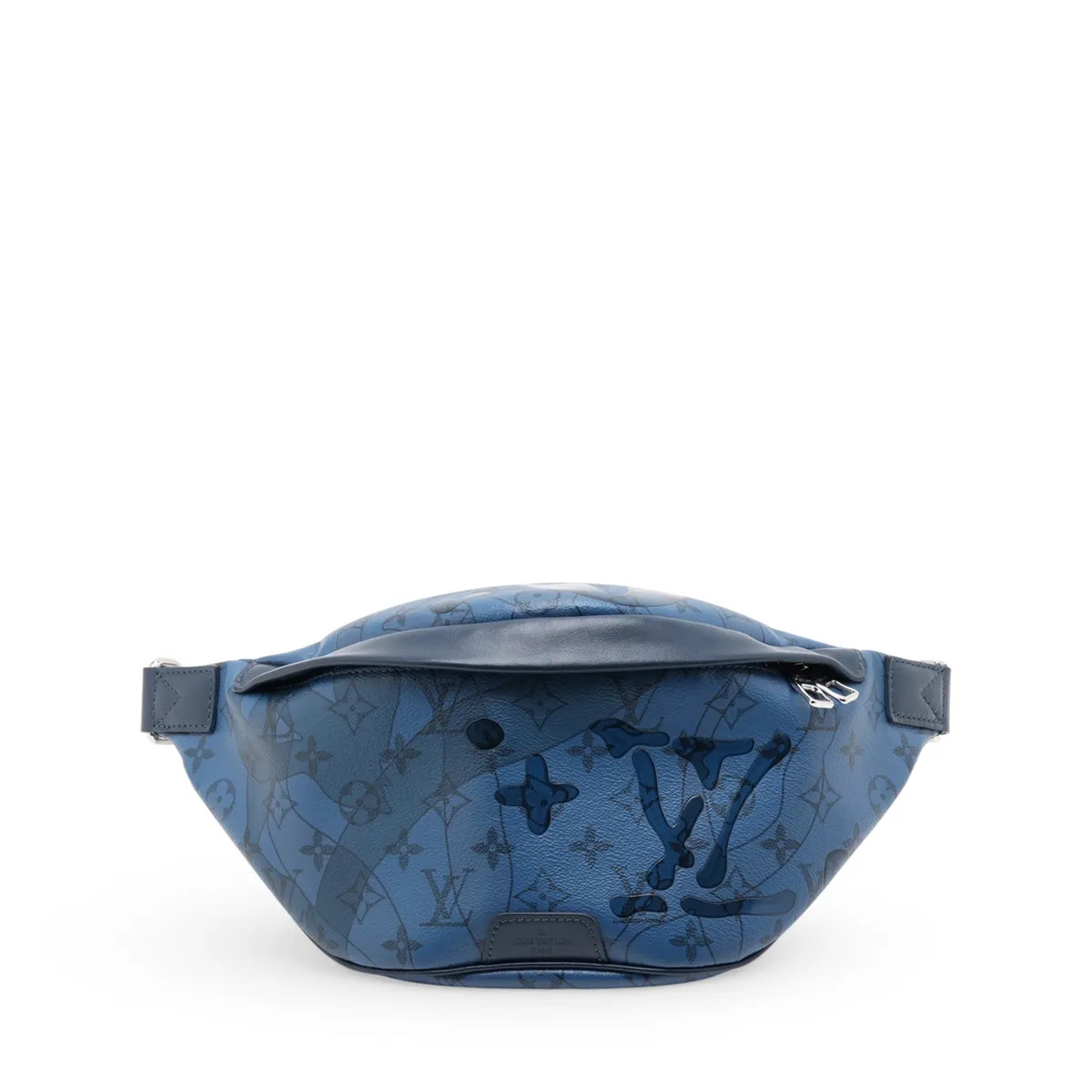 Louis Vuitton monogram aqua garden Discovery Bum Bag M22576 Blue There was an RF