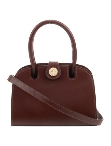 Manu Atelier Leather Top Handle Bag