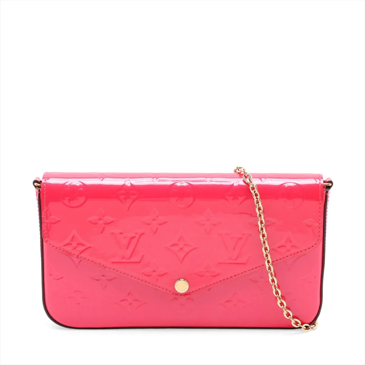 Louis Vuitton Vernis Pochette Félicie M61787 Pink