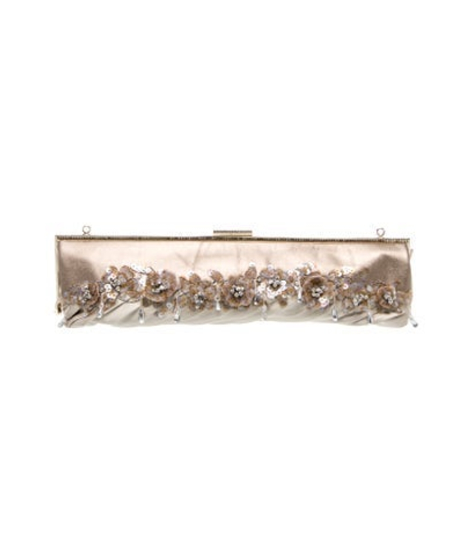 Badgley Mischka Mischka Satin Clutch
