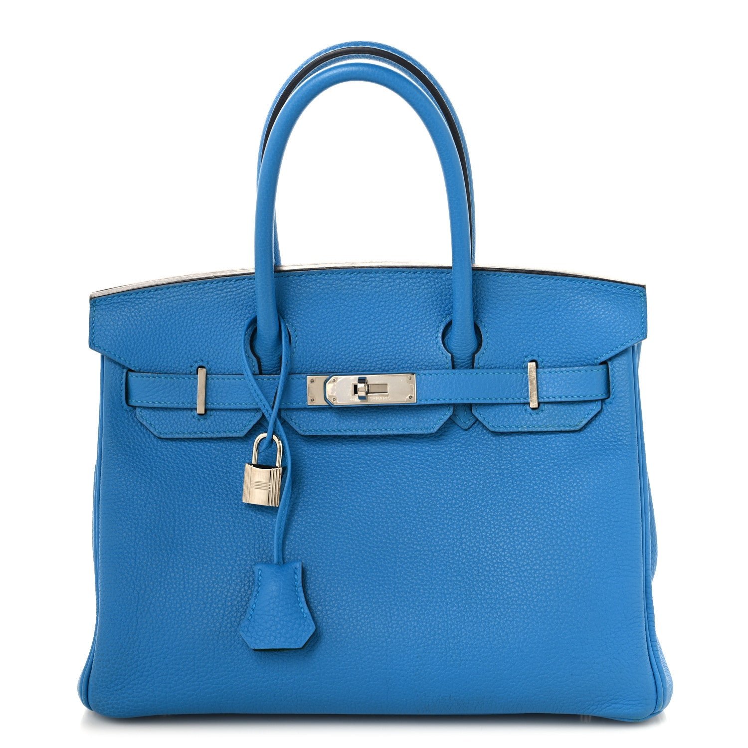 Hermes Hermes Togo Verso Birkin 30 Bleu Zanzibar Malachite