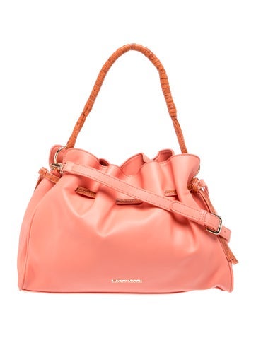Badgley Mischka Leather Bucket Bag