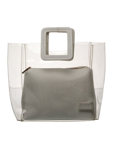 Staud PVC Top Handle Bag