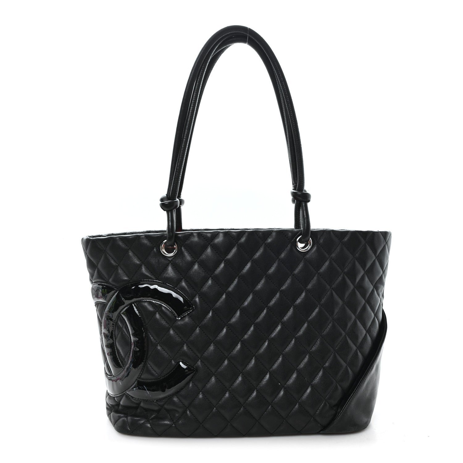 Chanel Calfskin Quilted Large Cambon Tote Black
