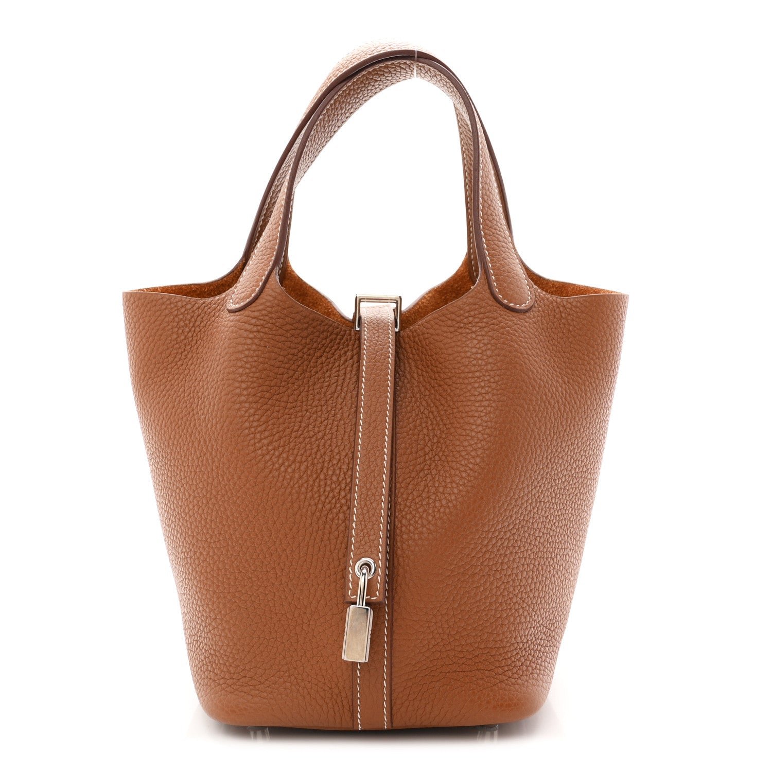 Hermes Taurillon Clemence Picotin Lock 18 PM Gold