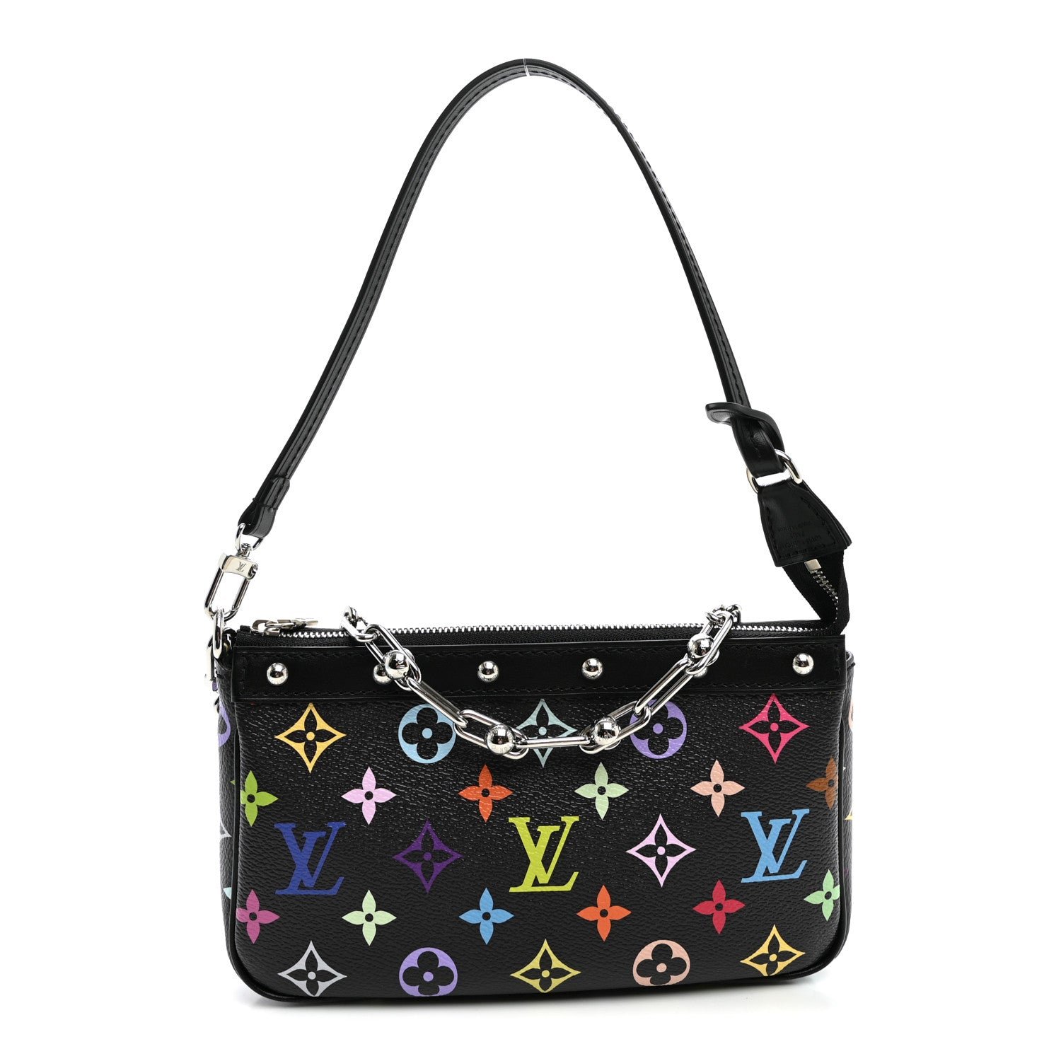 Louis Vuitton LV X TM Monogram Multicolor Pochette Accessories Black