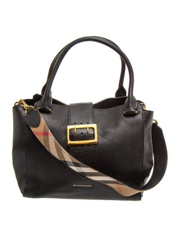 House Check Buckle Tote