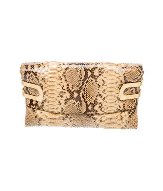 Michael Kors Kors Snakeskin Clutch