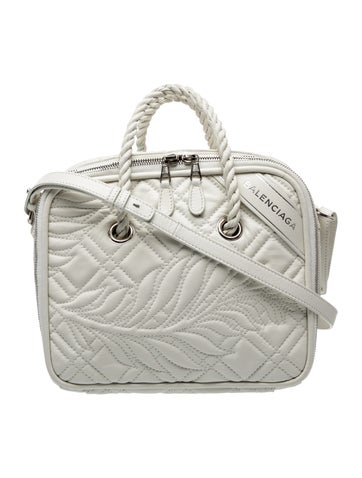 Leather Blanket Square Bag Small