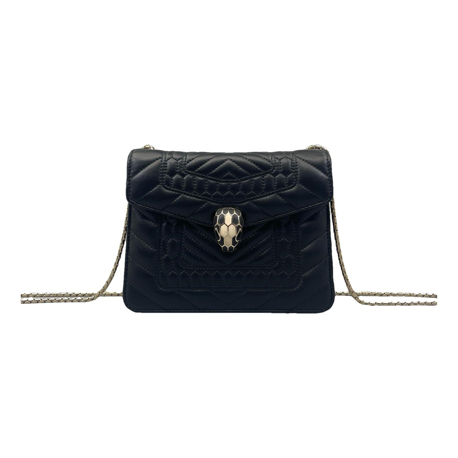 Serpenti leather crossbody bag