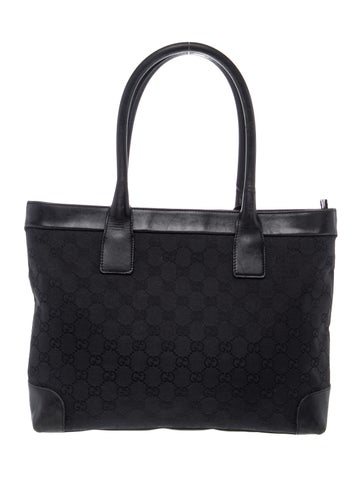GG Canvas Top Handle Bag